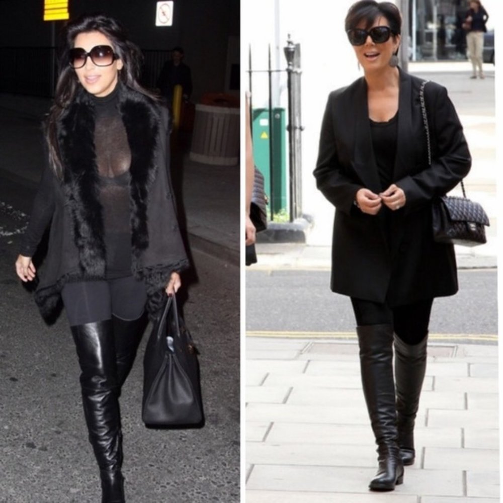 Celebs $900 Stuart Weitzman Hilo Thigh High Otk B… - image 1